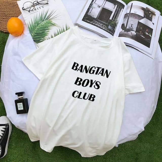 BTS Bangtan Boys Club White