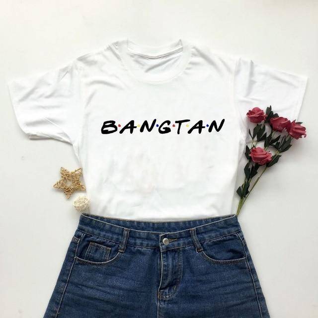 BTS Bangtan T-Shirt White