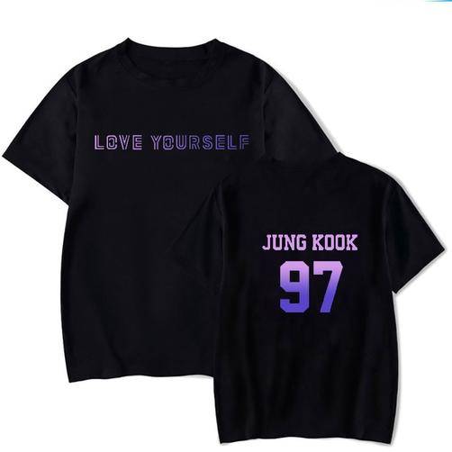 BTS Love-yourself Purple Black Color JUNGKOOK