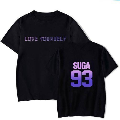 BTS Love-yourself Purple Black Color SUGA