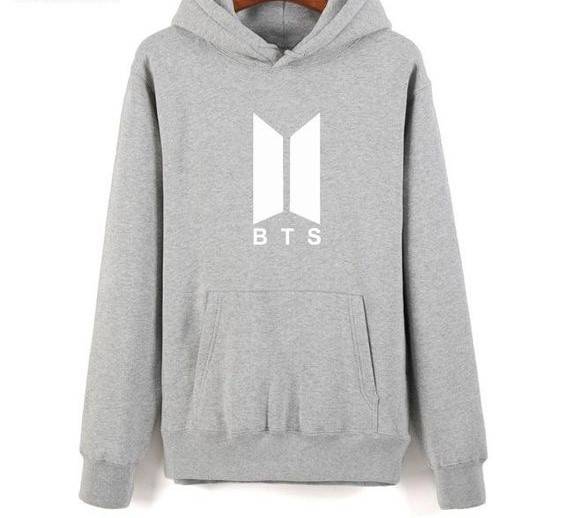 BTS White Logo White