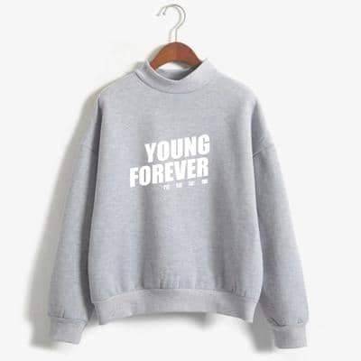 BTS Young Forever Grey
