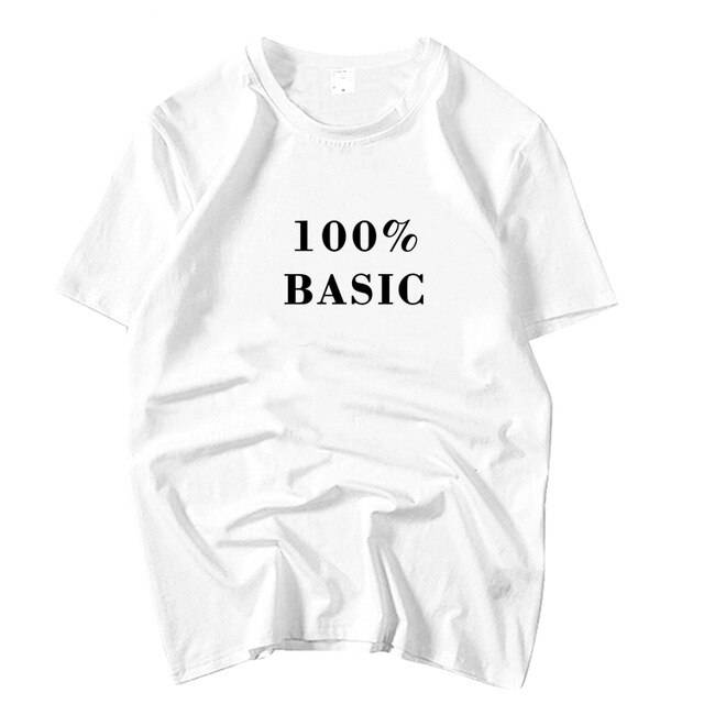 Blackpink Jennie '100% Basic' Logo White