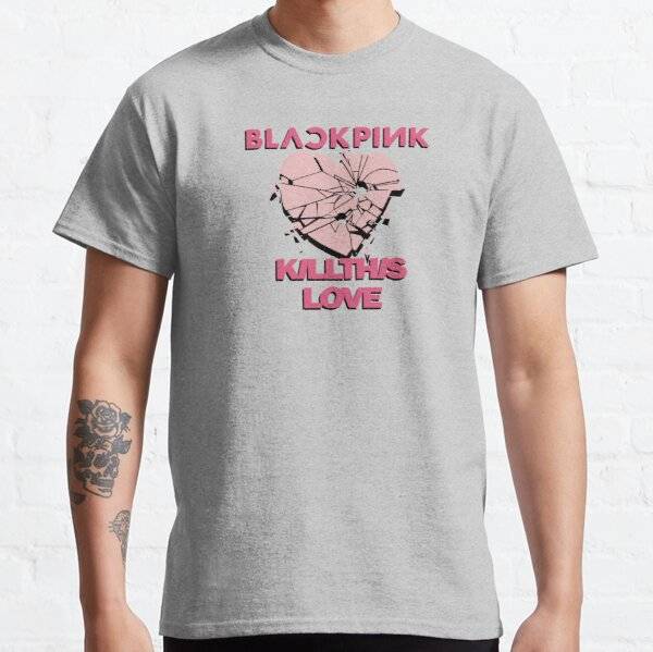 Blackpink Kill This Love Heart Logo Grey
