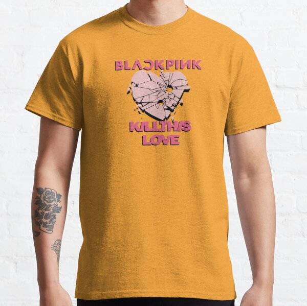 Blackpink Kill This Love Heart Logo Mustard